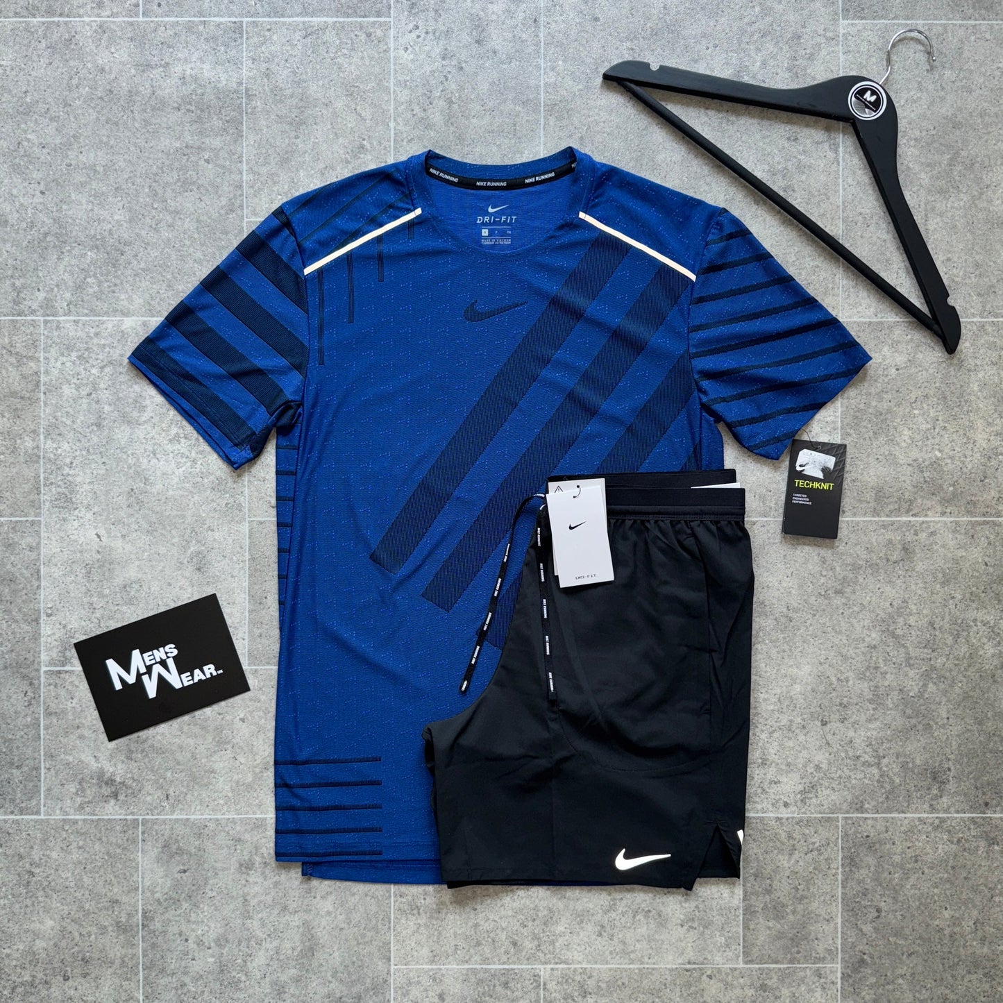 Nike Stripe Tech-Knit x Flex Set - Royal Blue